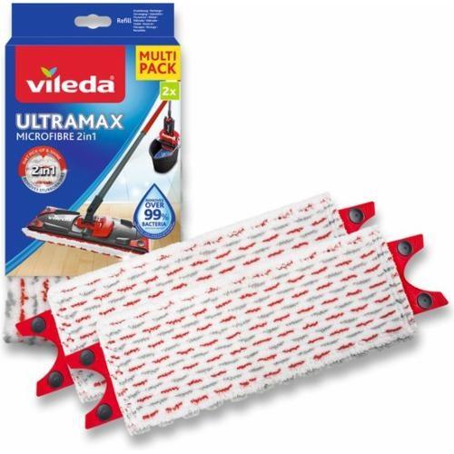 Комплект сменные насадки Vileda Ultramax/Ultramat Turbo из микрофибры 2 шт.
