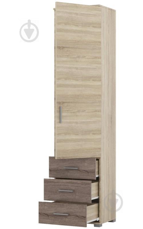 Пенал закрытый с ящиками Эверест Бриз Б-17 сонома трюфель