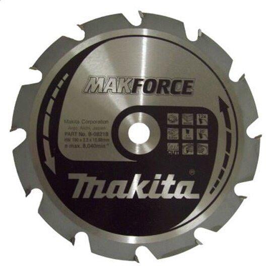 Диск пильный по дереву Makita Makforce 190х15,88 мм 12T
