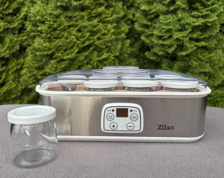 Йогуртница с таймером и регулировкой температуры на 8 стеклянных баночек