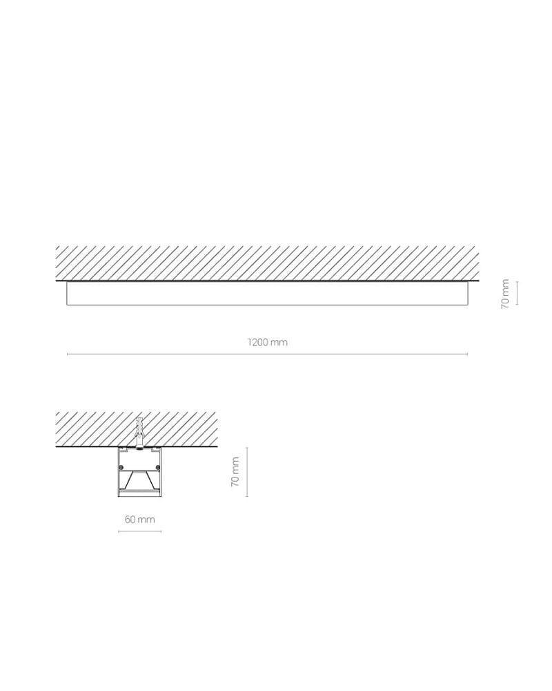 Лінійний світильник Nowodvorski 10211 Cl Office Pro LED 31W 3000K 3760Lm (2229959343) - фото 5