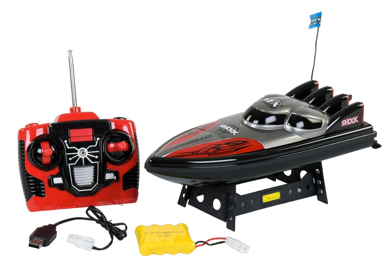 Катер на радіокеруванні ZHI MING XING із акумулятором 4,8V Black (57741) - фото 1 Катер на радіокеруванні ZHI MING XING із акумулятором 4,8V Black (57741) - фото 1