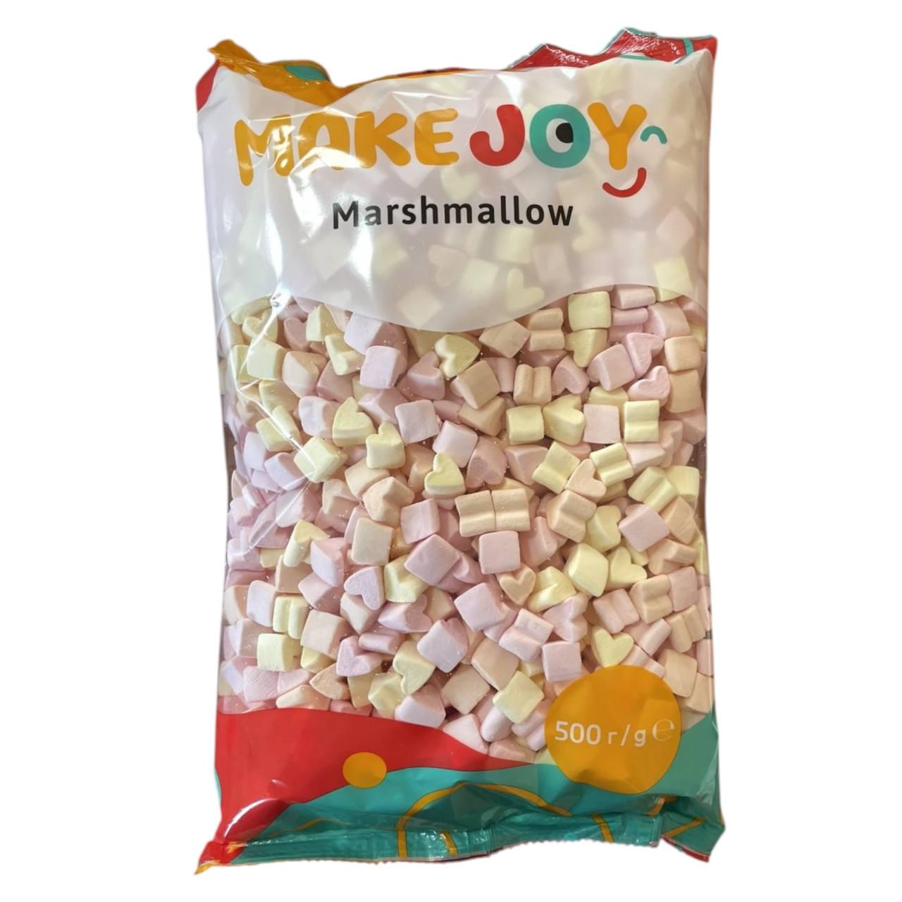 Маршмеллоу Make Joy Сердца 500 г Разноцветный (00000006440)