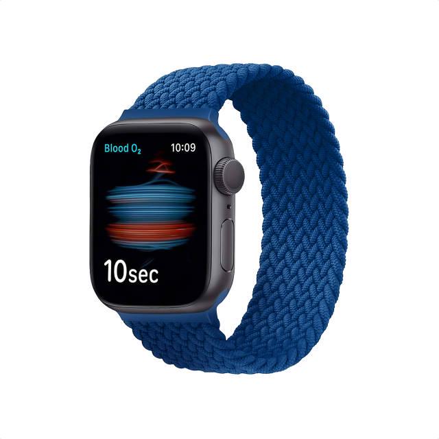 Нейлоновый ремешок Promate Fusion-40L для Apple Watch 38-40 мм 1/2/3/4/5/6/7/SE Blue - фото 1