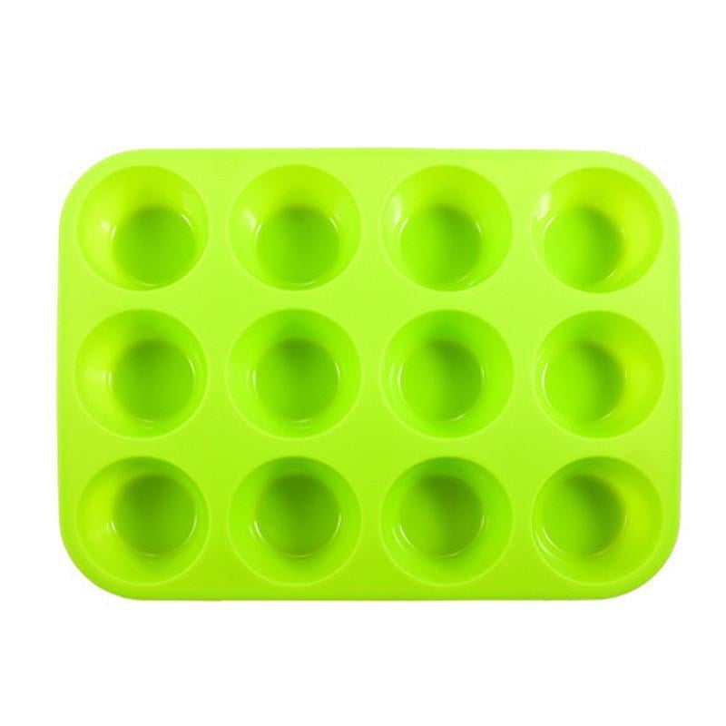 Форма силиконовая 12 яч. 29,5х22х3 см Ø 6,5 см 1 шт. Салатовый (ХК1222ф11) Форма силиконовая 12 яч. 29,5х22х3 см Ø 6,5 см 1 шт. Салатовый (ХК1222ф11)
