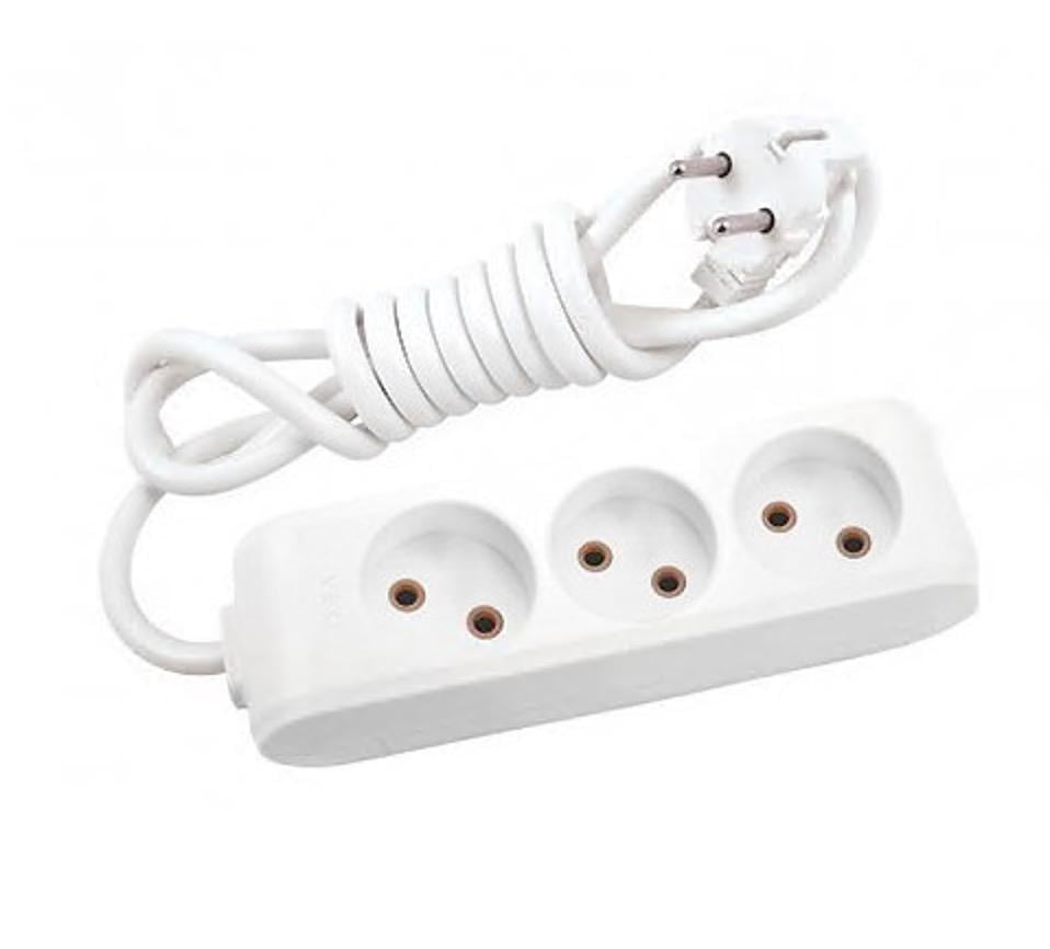 Подовжувач тримісний Viko Multi-Let без заземлення 3 м (27848365)