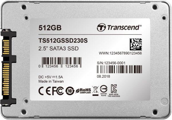 SSD-накопичувач Transcend SSD230S 512Gb SATAIII 3D TLC (TS512GSSD230S) - фото 5