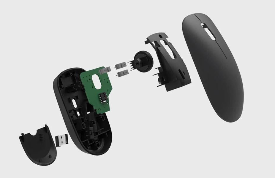 Мышка беспроводная MiJia Mi Wireless Mouse Lite Black (12155893) - фото 3 Мышка беспроводная MiJia Mi Wireless Mouse Lite Black (12155893) - фото 3