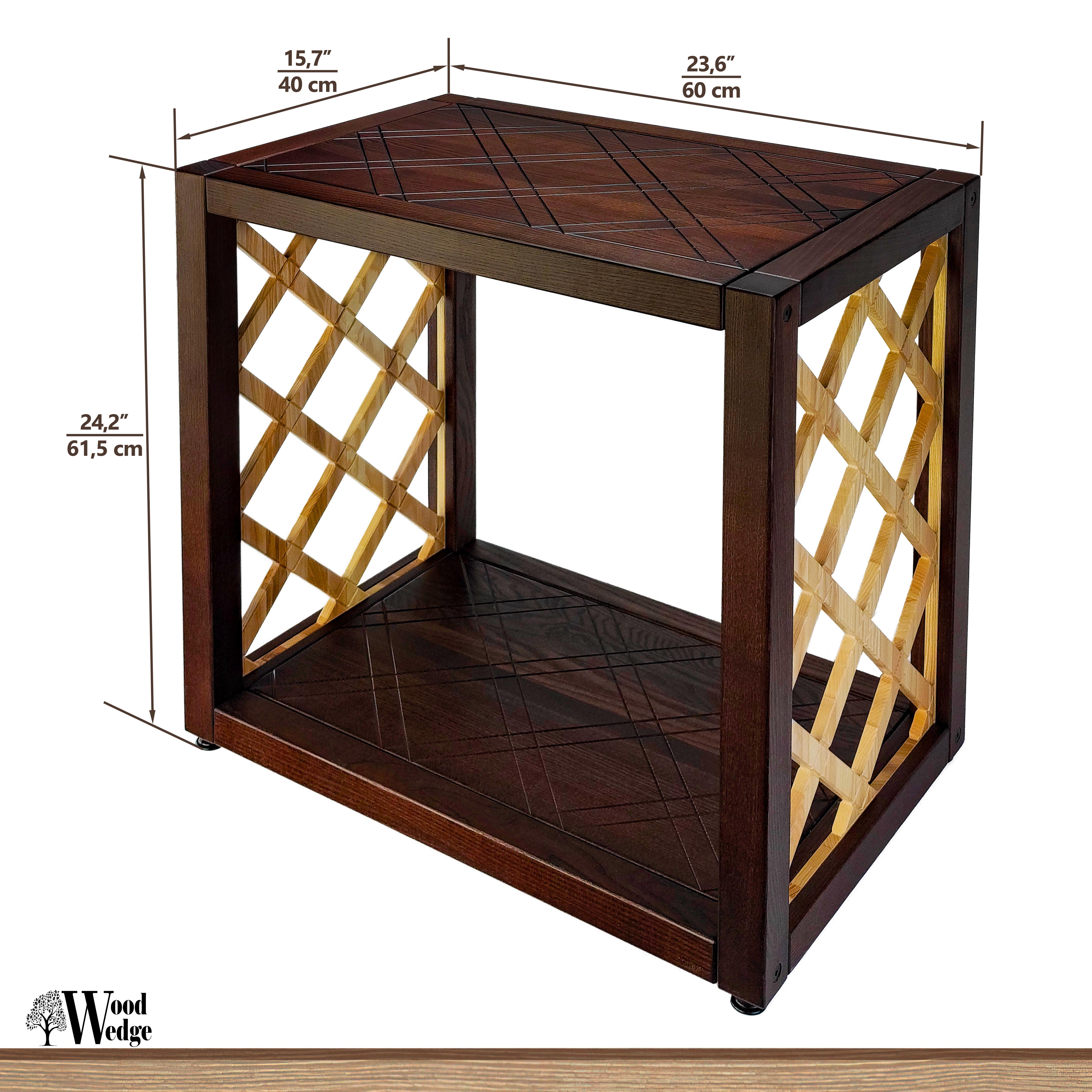 Тумба нічна Wood Wedge 60х40х61,5 см Ясень (100023) - фото 2