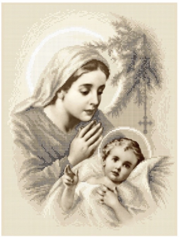 Бисерная схема Золотая Подкова Рождество Христовое (ЗПО-048) Бисерная схема Золотая Подкова Рождество Христовое (ЗПО-048)