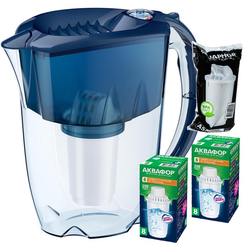 Фильтр-кувшин Аквафор Престиж А5 два модуля В8 Синий (1697104547)