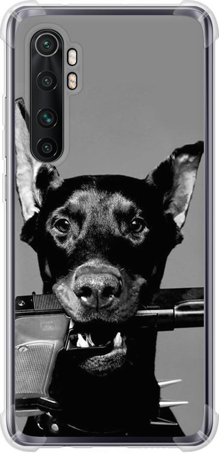 Чехол на Xiaomi Mi Note 10 Lite Доберман (2745sp-1937-42517)