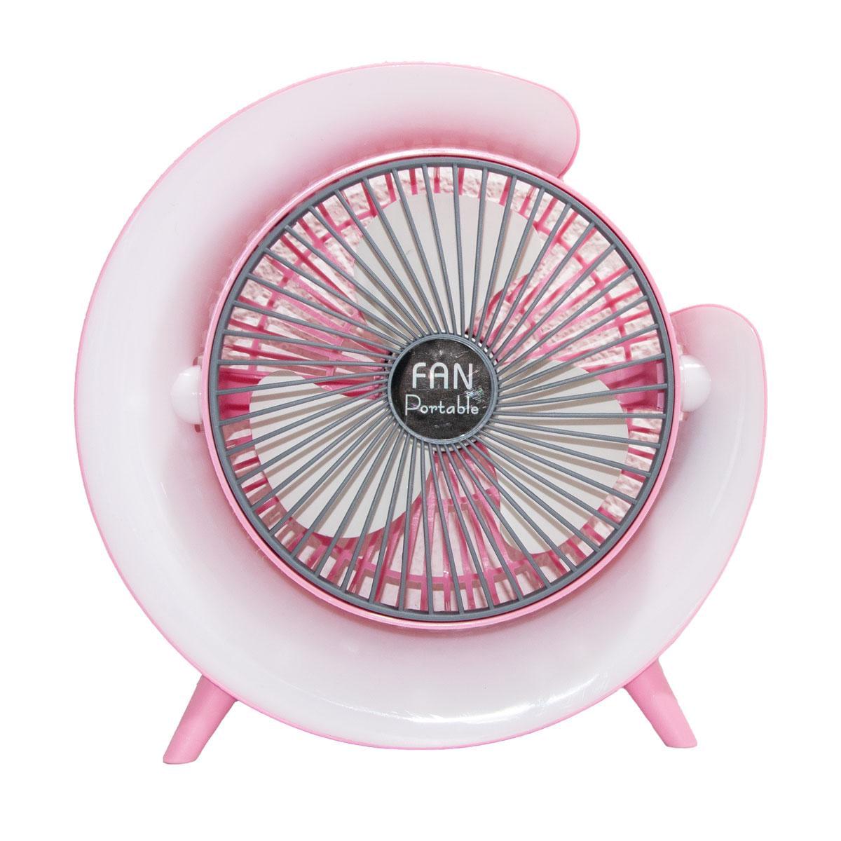Вентилятор мини настольный Fan F13 USB на аккумуляторе с подсветкой RGB (1010919-Pink) Вентилятор мини настольный Fan F13 USB на аккумуляторе с подсветкой RGB (1010919-Pink)