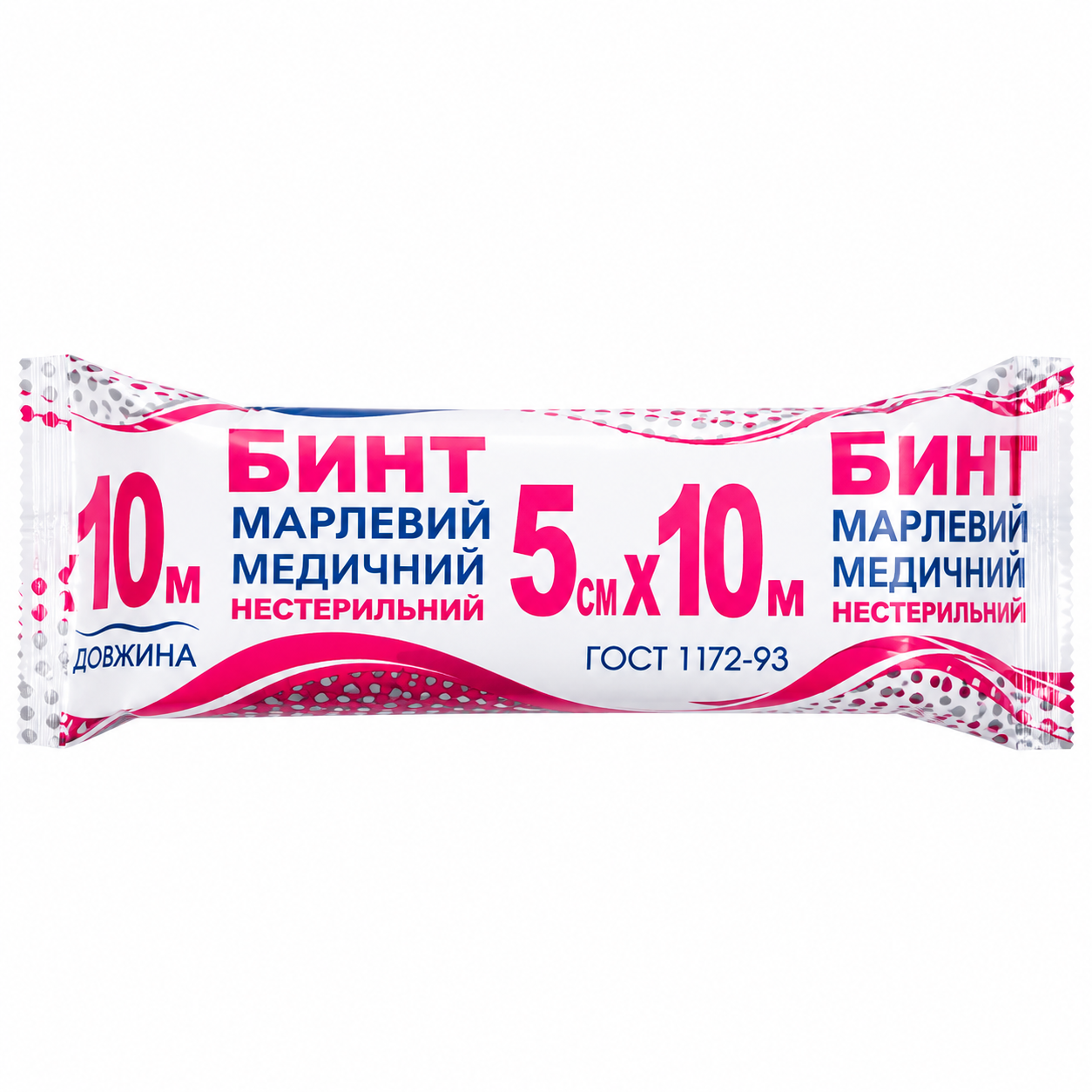 Бинт медицинский Белоснежка марлевая нестерильная 5 м х 10 см (000002753)