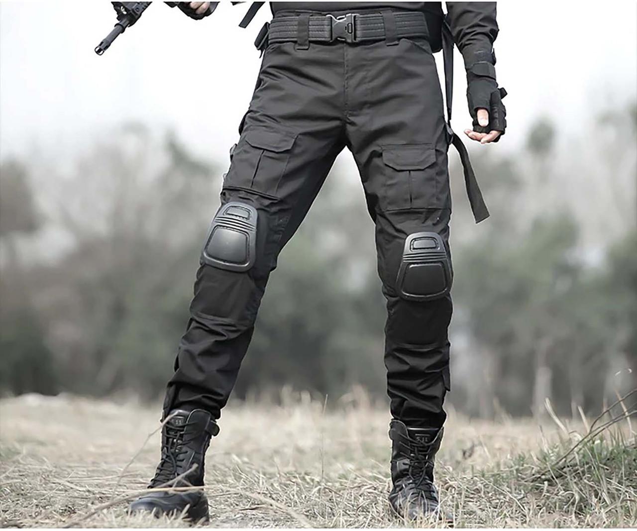 Брюки мужские рипстоп с наколенниками XXL Черный - фото 2