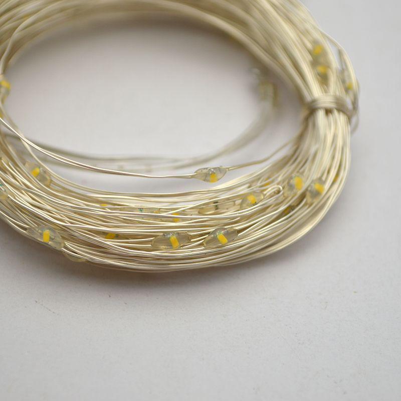 Гирлянда Роса от USB 10 м Белый теплый (10031) - фото 2