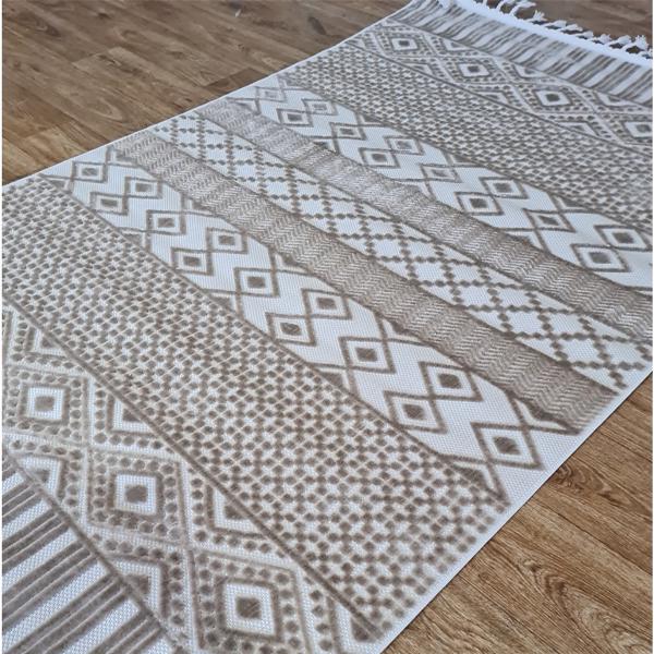 Ковер акриловый Garden 0,6х1 м Кремовый/Бежевый (05048) - фото 3 Ковер акриловый Garden 0,6х1 м Кремовый/Бежевый (05048) - фото 3