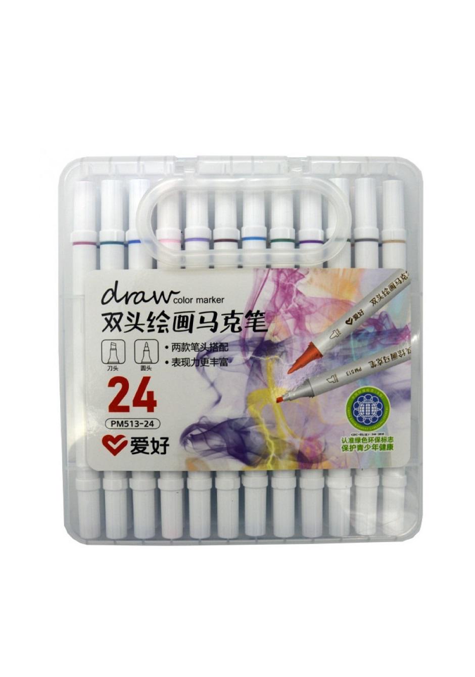 Маркеры двусторонние Белый (WW00025)