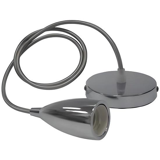 Светильник подвесной HOROZ ELECTRIC "Edison" Е27 Хром