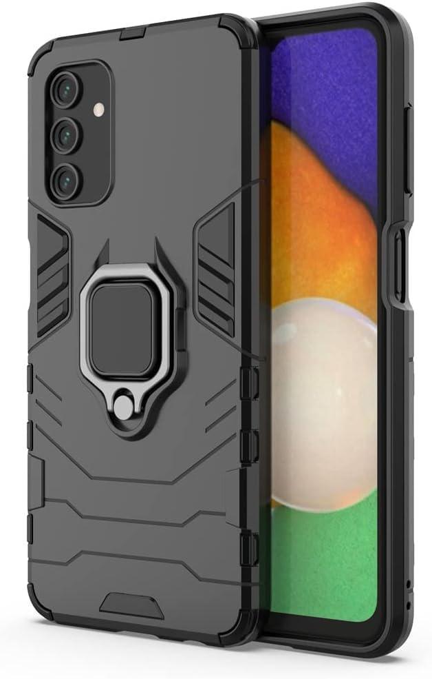 Противоударный чехол Samsung Galaxy A04s A047 (подставка кольцо) Black (30746-2B)