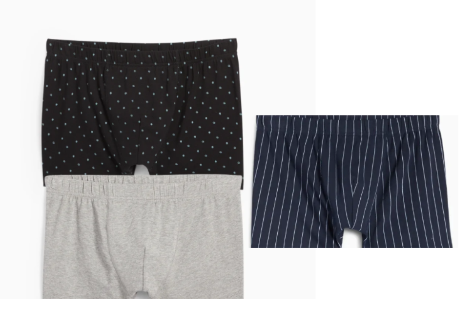 Набор трусов боксеры мужские C&A S 3 шт. Черный/Серый/Синий (2565786)