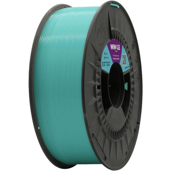 Полупрозрачный филамент WINKLE PETG CRYSTAL 1 кг 1,75 мм для FDM печати Синий (PET01000175AZUAGUWNK)