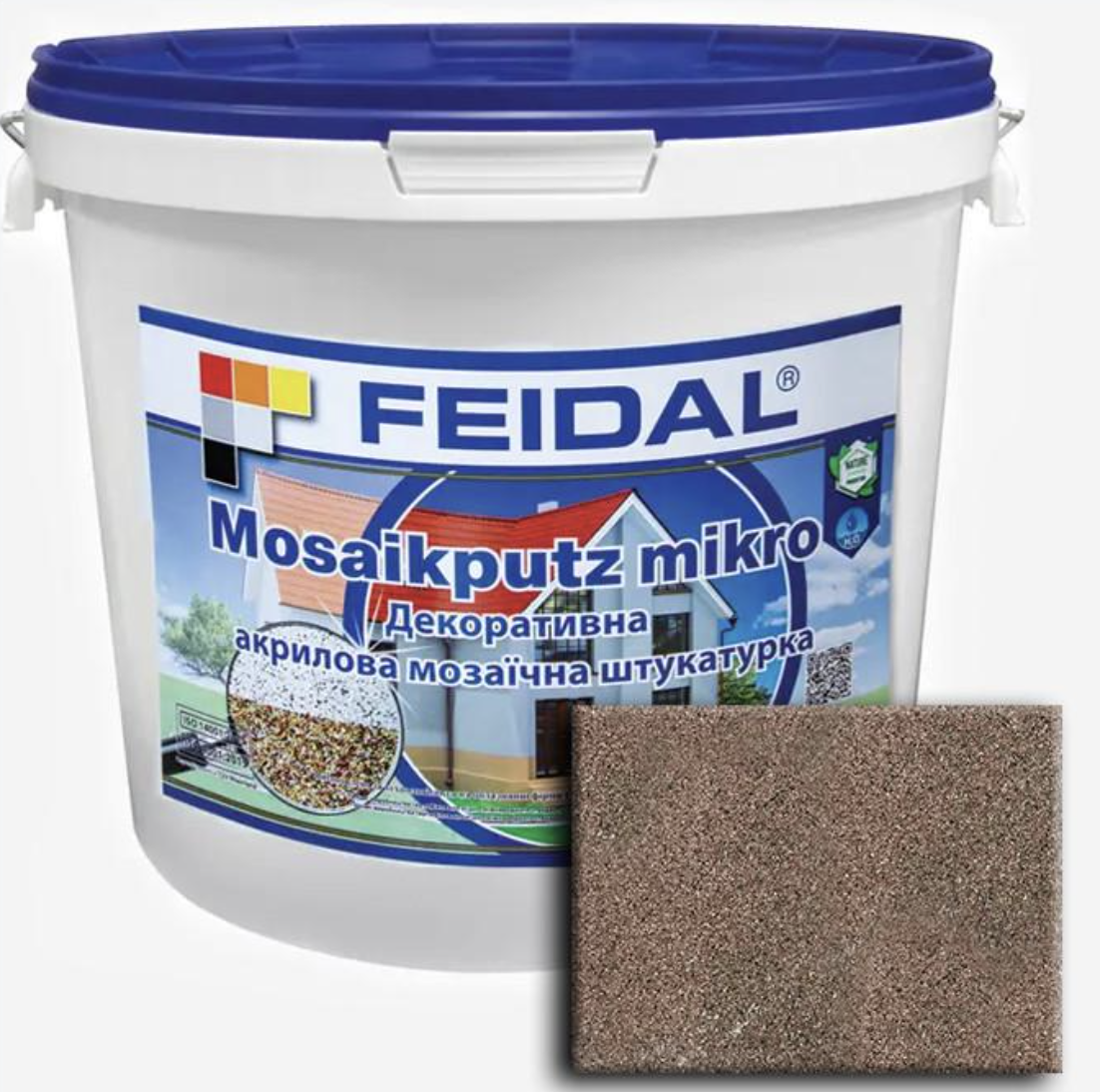 Декоративная штукатурка акриловая Feidal Mosaikputz mikro M13 мозаичная 15 кг (27581953) - фото 1 Декоративная штукатурка акриловая Feidal Mosaikputz mikro M13 мозаичная 15 кг (27581953) - фото 1