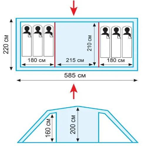 Палатка Tramp Brest 6 (UTRT-083) - фото 7 Палатка Tramp Brest 6 (UTRT-083) - фото 7