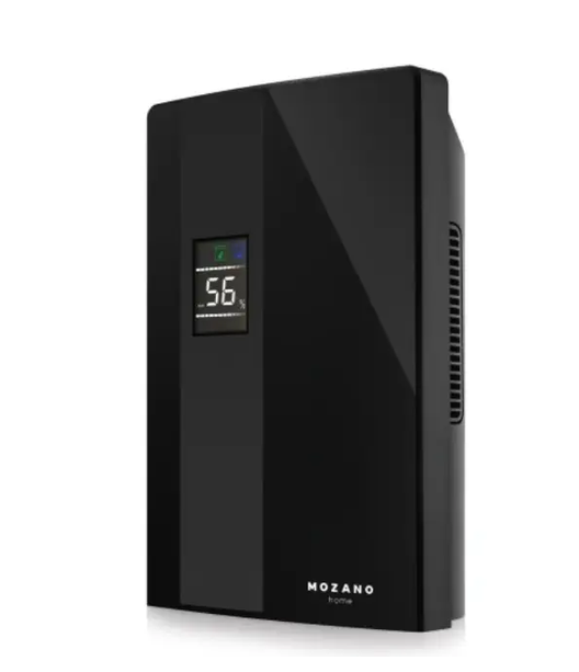 Осушитель воздуха Mozano 90 Вт до 40 м² 700 мл/сутки бак 2,2 л Пельтье UV+TiO2 LCD пульт ДУ