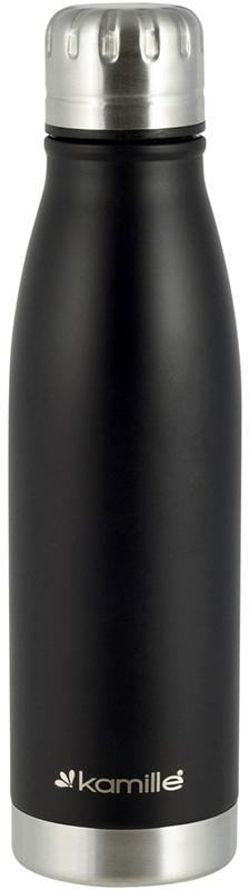 Термос-бутылка Kamille Bottle 500 мл Черный