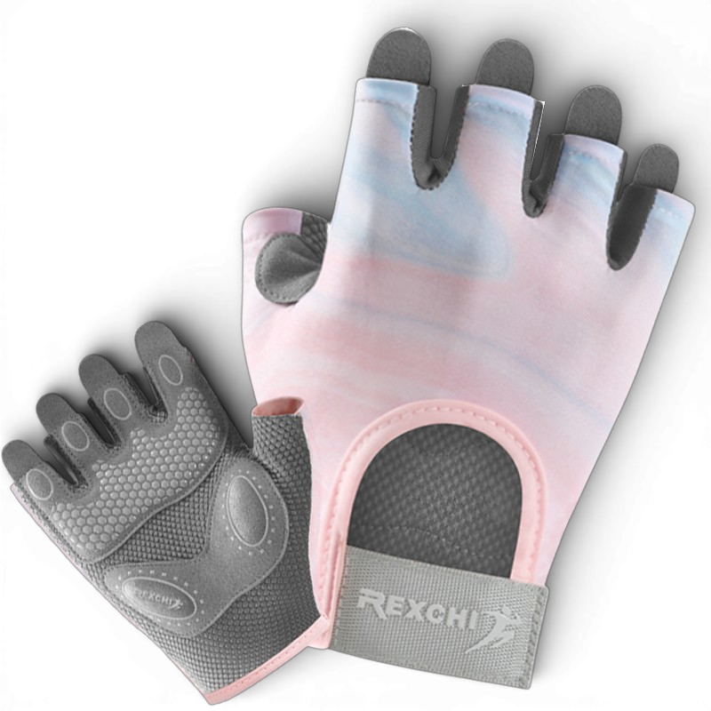 Перчатки для спорта M Пурпурный (66_3_M_4С)