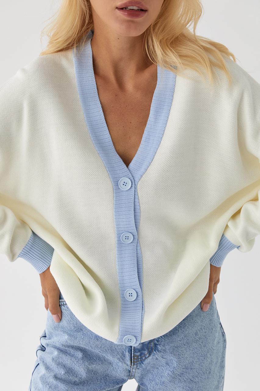 Кардиган оверсайз S Блакитний (9528042) - фото 4 Кардиган оверсайз S Блакитний (9528042) - фото 4