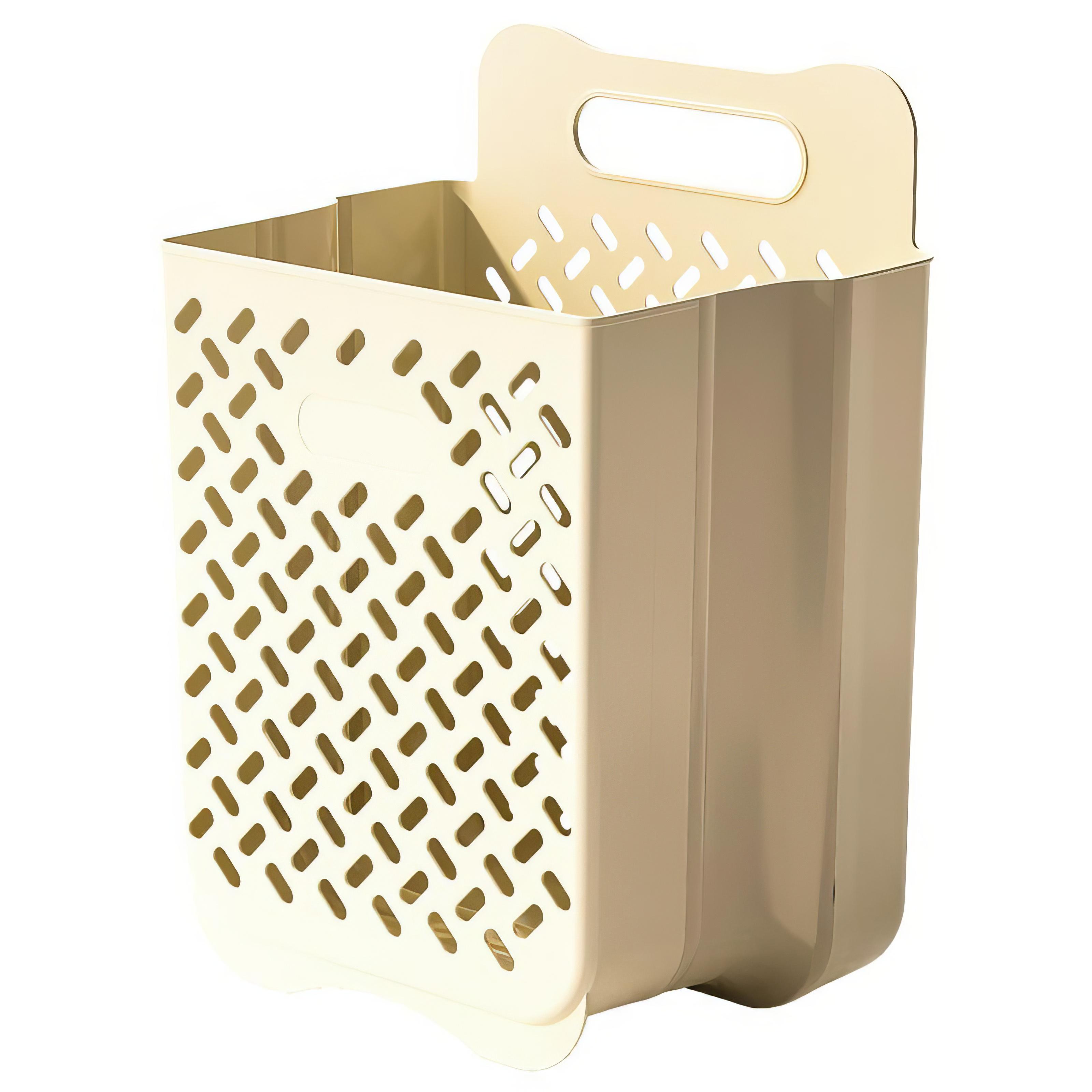 Кошик для білизни cкладаний настінний підвісний пластиковий сітчастий 35х25х49 см Кошик для білизни cкладаний настінний підвісний пластиковий сітчастий 35х25х49 см