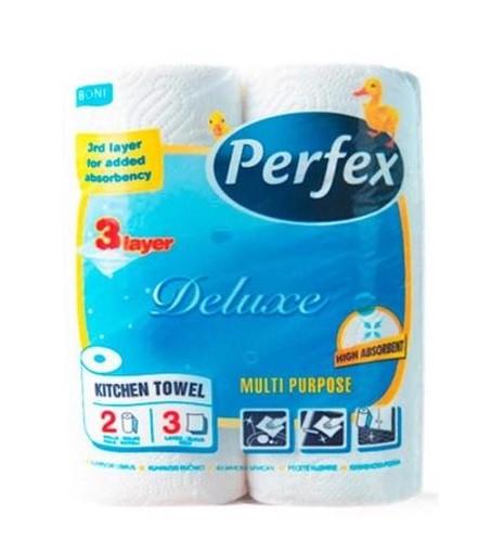 Бумажное полотенце Perfex Deluxe 3-слойное 2 шт. (2679378085)