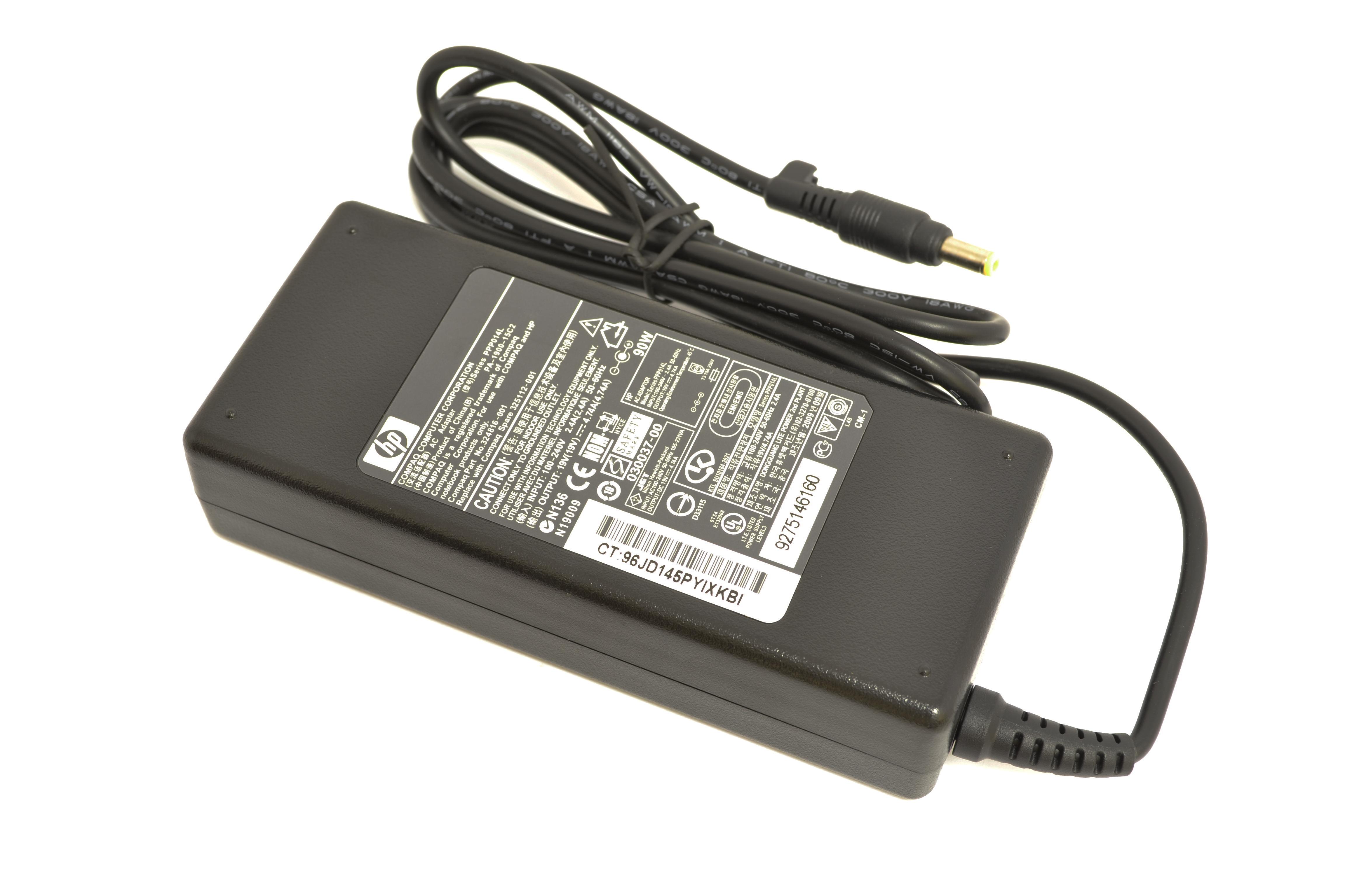 Блок питания для ноутбука HP PPP012H 90W 19V 4,74A 4,8x1,7 мм (002160)