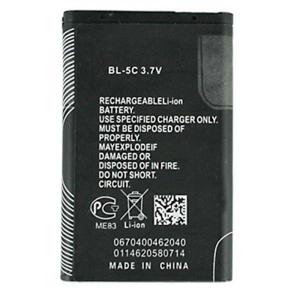 Аккумуляторная батарея BL-5C для Nokia 1100/3100/6085/N70 1020 mAh (9394031) - фото 1