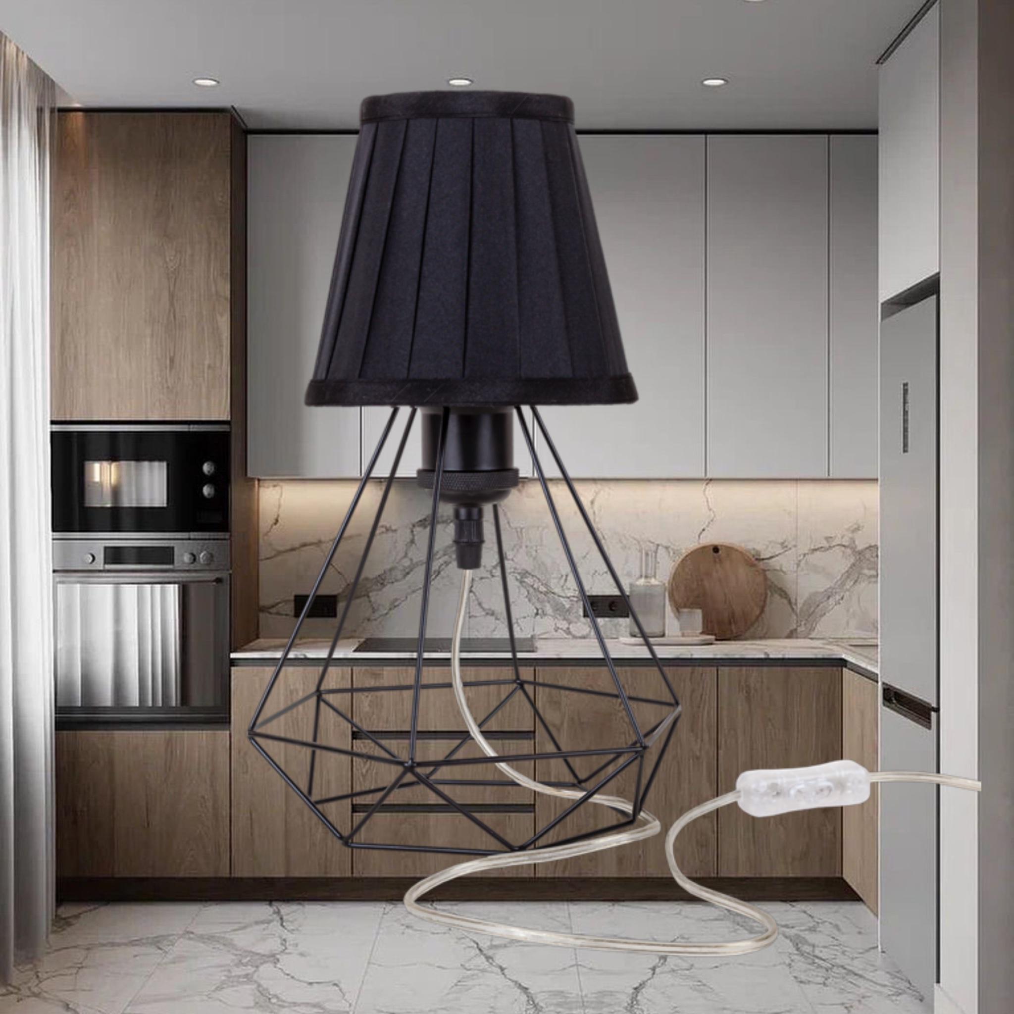 Настільна лампа-нічник Clip-on Lamp Чорний (52-T2019F02 BK+BK) - фото 2 Настільна лампа-нічник Clip-on Lamp Чорний (52-T2019F02 BK+BK) - фото 2