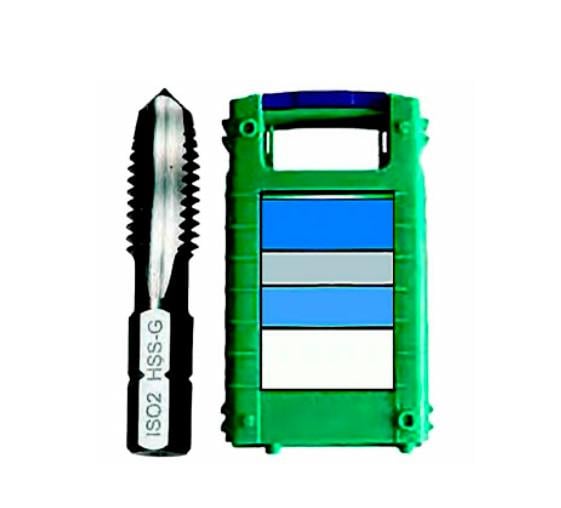 Набор метчиков машинно-ручных Heller HSS-G Quicbit М3-4-5-6-8-10 и битодержатель 27893 7 шт. (12922)