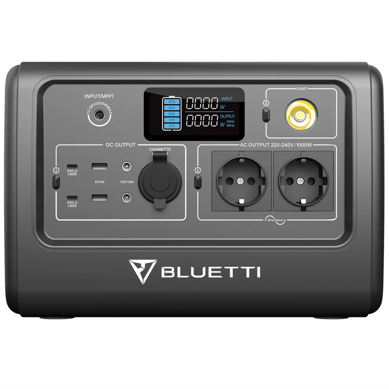 Зарядная станция портативная BLUETTI PowerOak EB70 Portable Power Station 1000W 716Wh