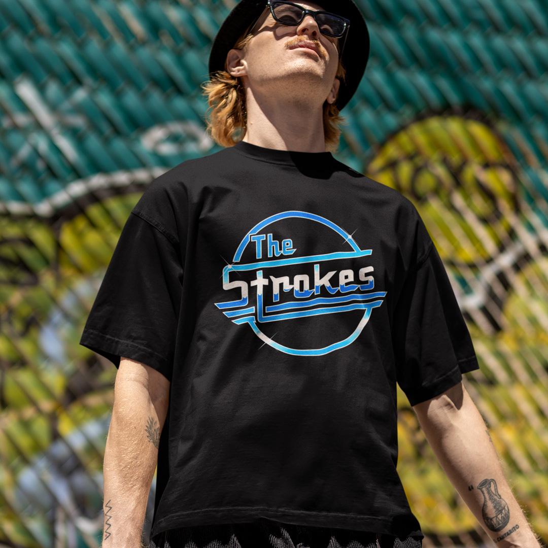 Футболка унисекс The Strokes Metal Logo S Черный (0000014549)