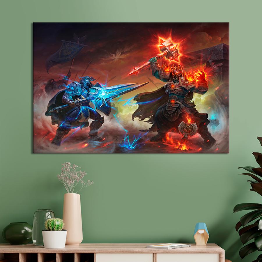 Настенний декор Компьютерная игра World of Warcraft Classic 120x80 см (A159-1)