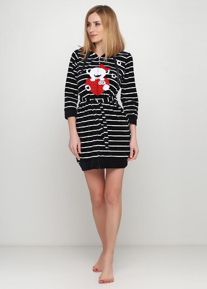 Халат Romeo Life L Разноцветный/темно Синий (3229) Халат Romeo Life L Разноцветный/темно Синий (3229)