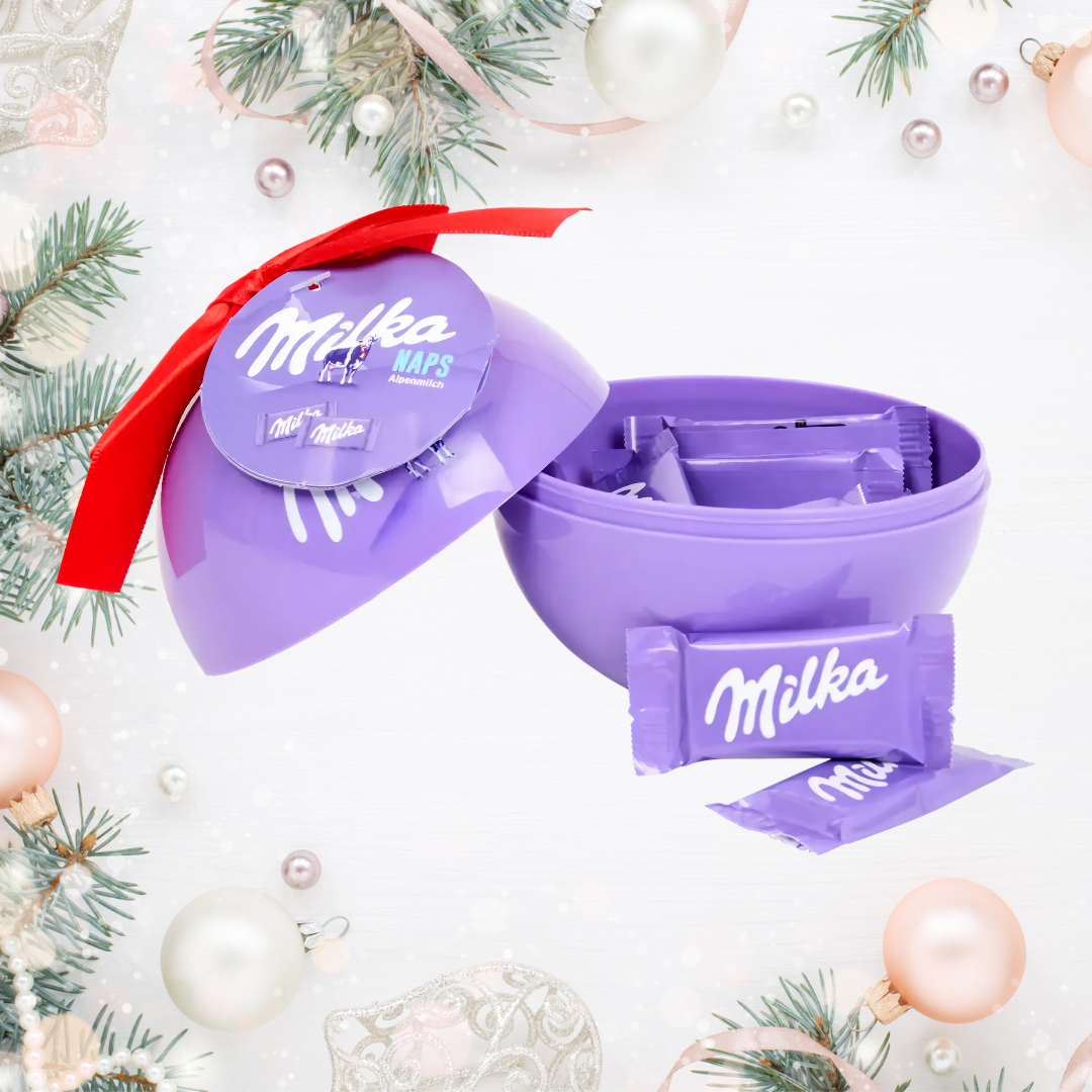 Кулька Milka ялинкова іграшка з шоколадом стіки (vcbcvb34)