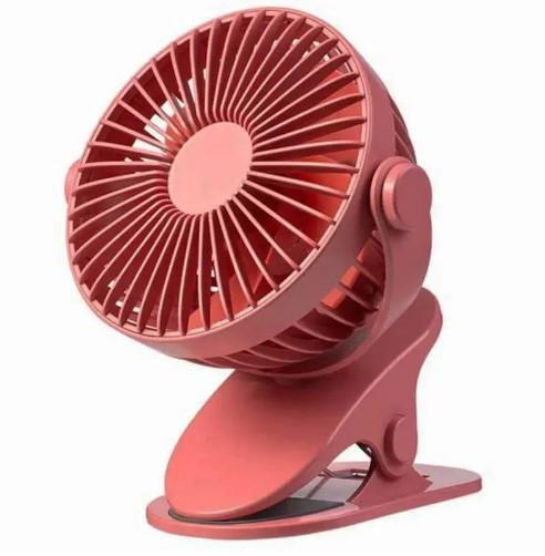 Вентилятор портативний YASE YS-2260 USB міні настільний з прищіпкою Рожевий (10955)