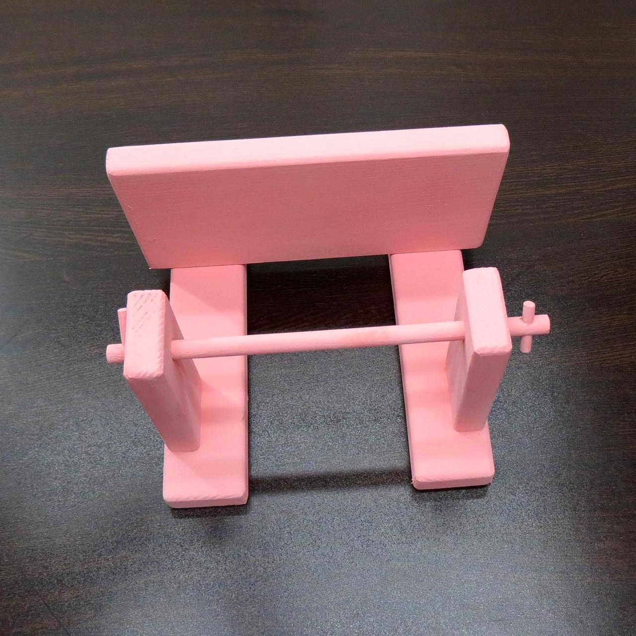 Держатель для туалетной бумаги из дерева Лютеус Барби (ДТБ-002450) - фото 8