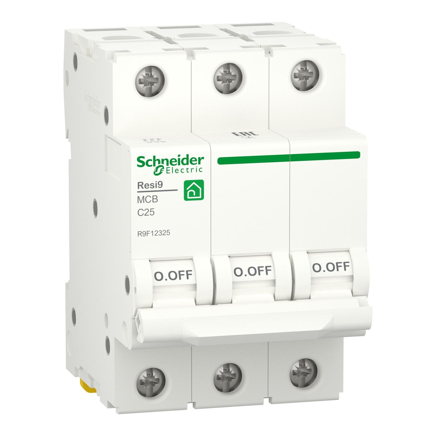 Автоматичний вимикач Schneider Electric R9F12325 RESI9 25 А 3P крива С 6кА