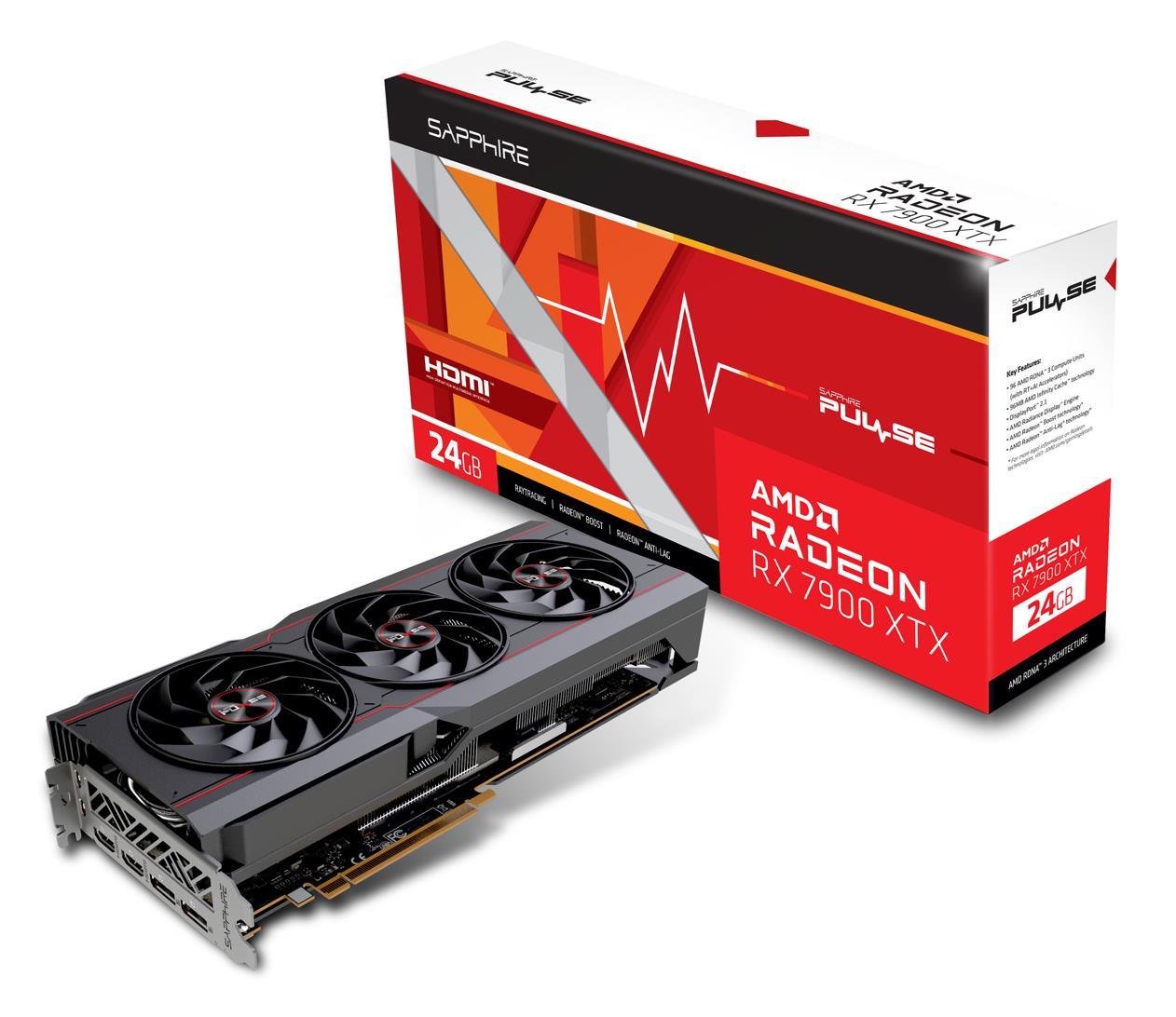 Відеокарта Sapphire Radeon RX 7900 XTX PULSE (11322-02-20G)
