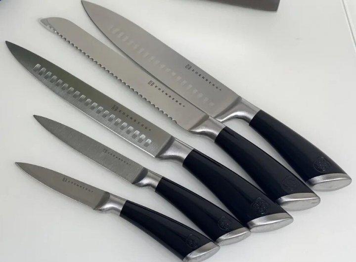 Набор ножей Edenberg 6 пр. Black (EB-11002) - фото 4