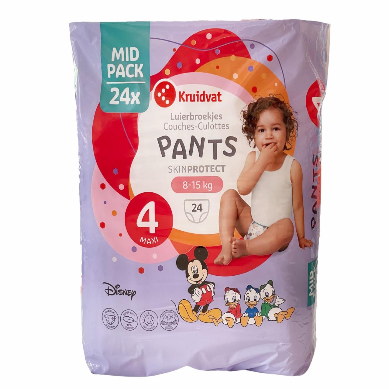 Подгузники детские Kruidvat 4 24 шт. 8-15 кг