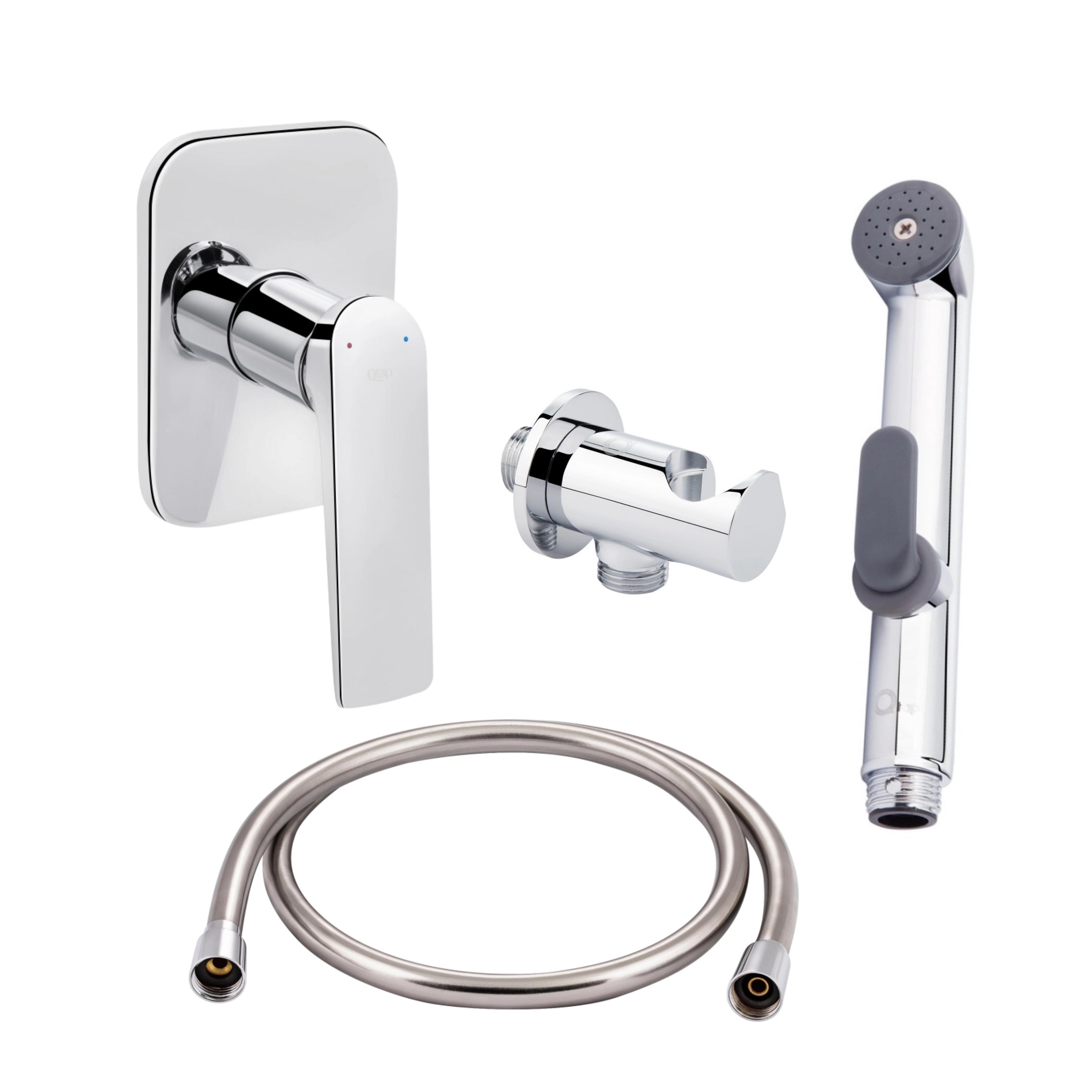 Смеситель для гигиенического душа Q-tap Vlasta скрытый QTVLA6228102NC47410 Хром (238312)